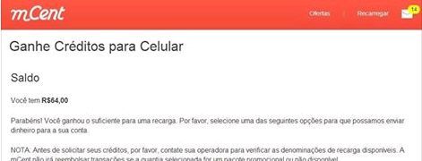 [Provado] Mcent - Ganhe créditos no celular por instalar apps Eightg