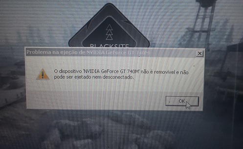 Erro Placa De Vídeo - NVIDIA GeForce GT 740m