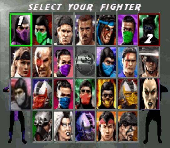 Ultimate Mortal Kombat 3 Character Select | Magnet