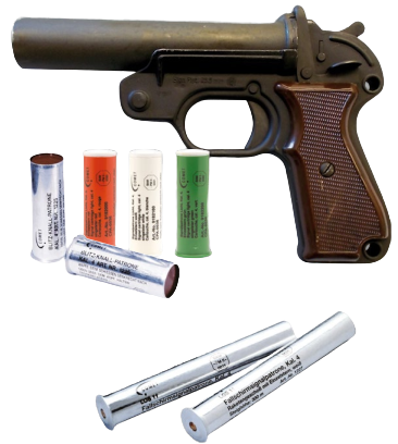 cartucho para pistola calibre 4-26,5mm