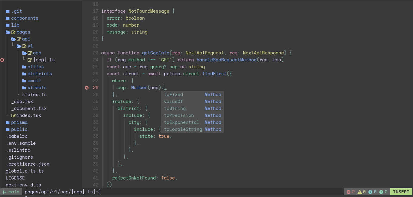 autocomplete no neovim