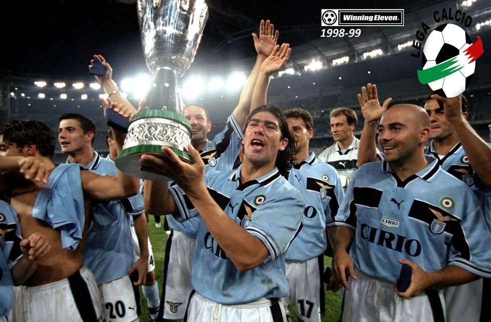 Winning Eleven 98-99 by Bruno Boo Lazio-celebrate-scaled