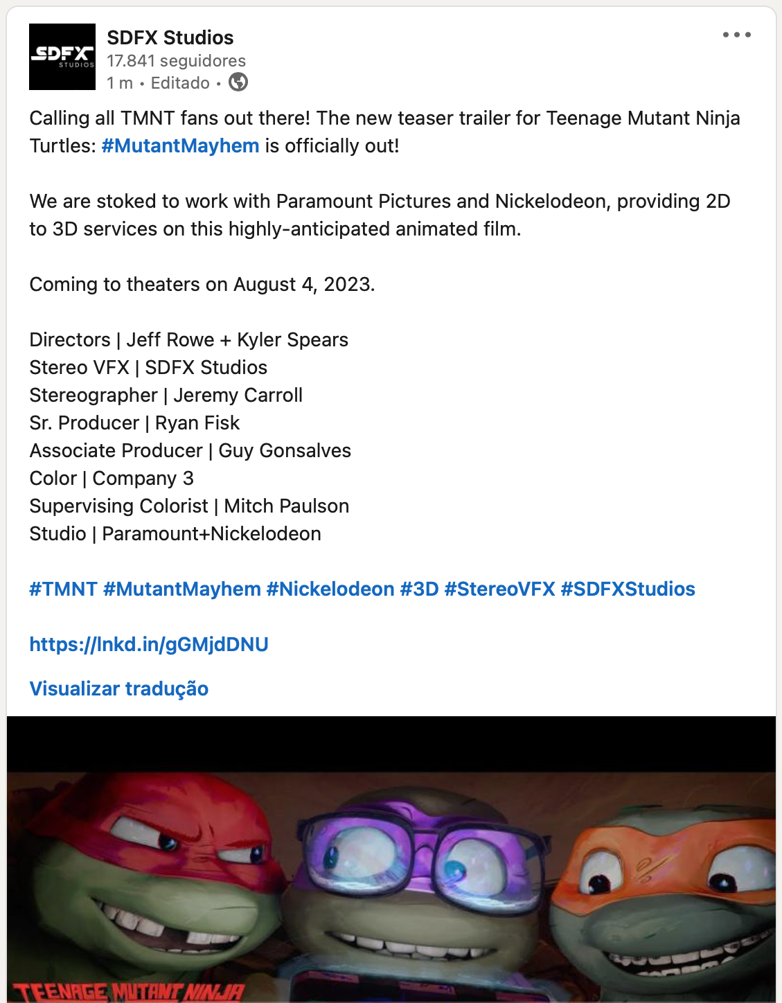 Teenage Mutant Ninja Turtles : Mutant Mayhem (2023) [No 3D Blu-ray] - Blu- ray Forum