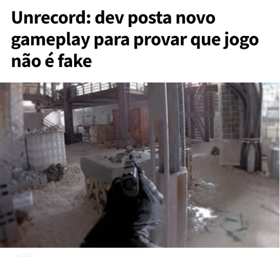 FPS Unrecord traz gráficos muito realistas em gameplay: jogo ou real?