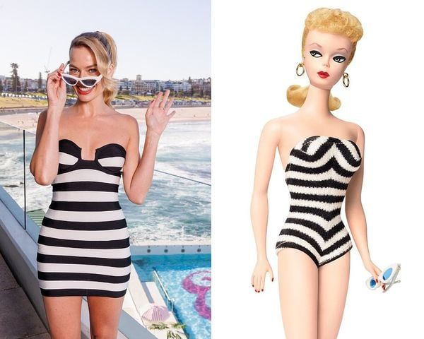 Os looks da Margot Robbie na divulgação do filme da Barbie até