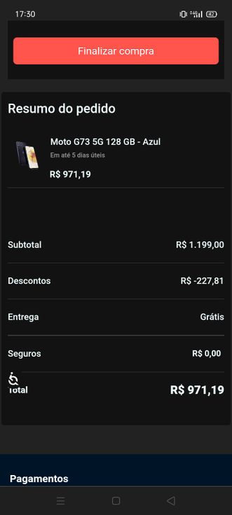 Loja oficial Motorola] G73 128Gb por 971$R para a primeira compra  Fórum  Adrenaline - Um dos maiores e mais ativos fóruns do Brasil